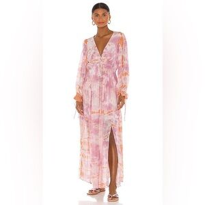 Young Fabulous & Broke Pink and Orange Maxi Dress